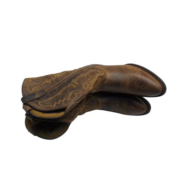 Laredo Men's 10" Birchwood Round Toe Cowboy Western Boots 68452 Brown Size 9EW - Picture 4 of 8